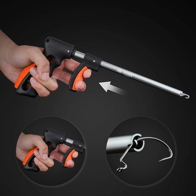 RUNCL Fishing Pliers Kit for Saltwater and Freshwater Anglers, Fishing Remover Extractor, Multipurpose Fishing Tool for Split Ring, Line Cutter, Non-Slip Handle Plier - Image 3